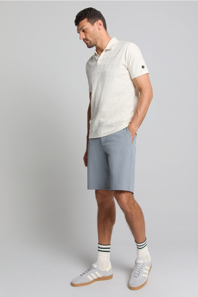 JACQUARD POLOSHIRT 28380453 011 OFF WHITE